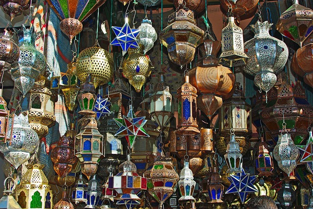 Vibrant market in Marrakech